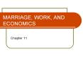 MARRIAGE, WORK, AND ECONOMICS PowerPoint PPT Presentation