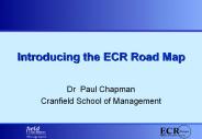 Introducing the ECR Road Map