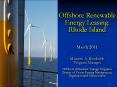 Offshore Renewable Energy Leasing:  Rhode Island PowerPoint PPT Presentation