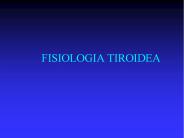 FISIOLOGIA TIROIDEA