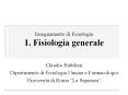 Insegnamento di Fisiologia 1. Fisiologia generale PowerPoint PPT Presentation