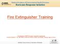 Fire Extinguisher Training PowerPoint PPT Presentation