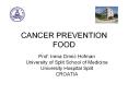 CANCER PREVENTION FOOD PowerPoint PPT Presentation