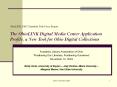 OhioLINK DMC Metadata Task Force Report: The OhioLINK Digital Media Center Application Profile, a New Tool for Ohio Digital Collections PowerPoint PPT Presentation