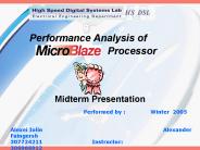 Performance Analysis of        Processor