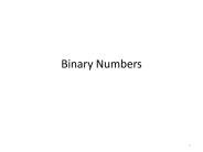 Binary Numbers