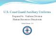 U.S. Coast Guard Auxiliary Uniforms PowerPoint PPT Presentation