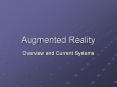 Augmented Reality PowerPoint PPT Presentation