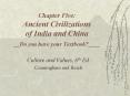 Chapter Five: Ancient Civilizations of India and China __Do you have your Textbook?____ PowerPoint PPT Presentation