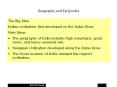 Geography and Early India PowerPoint PPT Presentation