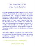 The Beautiful Roles  of the Earth Rotation PowerPoint PPT Presentation