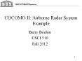 COCOMO II: Airborne Radar System Example PowerPoint PPT Presentation