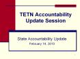 TETN Accountability Update Session PowerPoint PPT Presentation