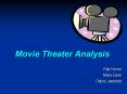 Movie Theater Analysis PowerPoint PPT Presentation