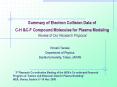 Summary of Electron Collision Data of C-H PowerPoint PPT Presentation
