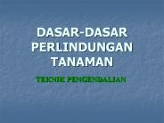 DASAR-DASAR PERLINDUNGAN TANAMAN