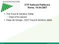 ETP National Platforms Rome, 14-04-2007 PowerPoint PPT Presentation