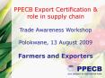 PPECB Export Certification PowerPoint PPT Presentation