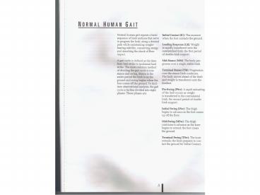 Biomechanics foot ankle: Gait
