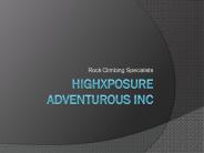 HighXposure Adventurous Inc-Rock Climbing Specialists
