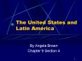 The United States and Latin America PowerPoint PPT Presentation