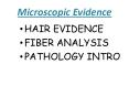 Microscopic Evidence PowerPoint PPT Presentation