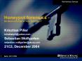 Honeypot Forensics PowerPoint PPT Presentation