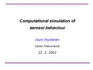 Computational simulation of