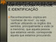 ANTROPOLOGIA FORENSE E IDENTIFICA