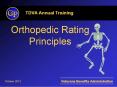 Orthopedic Rating Principles PowerPoint PPT Presentation