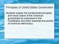Principles of United States Government PowerPoint PPT Presentation