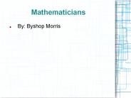 Mathematicians