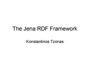 The Jena RDF Framework