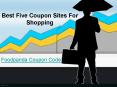 Best Five Coupon Sites For Shopping