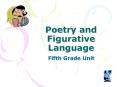 Poetry and Figurative Language PowerPoint PPT Presentation
