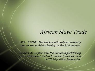 African Slave Trade