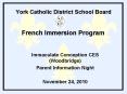 York Catholic District School Board PowerPoint PPT Presentation
