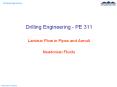 Drilling Engineering - PE 311 PowerPoint PPT Presentation
