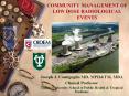 COMMUNITY MANAGEMENT OF LOW DOSE RADIOLOGICAL EVENTS PowerPoint PPT Presentation