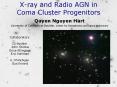 X-ray and Radio AGN in Coma Cluster Progenitors PowerPoint PPT Presentation
