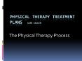Physical Therapy Treatment Plans also called PowerPoint PPT Presentation
