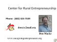 Center for Rural Entrepreneurship PowerPoint PPT Presentation