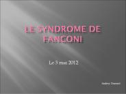 Le syndrome de Fanconi