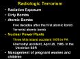 Radiologic Terrorism PowerPoint PPT Presentation