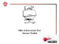 Ohio Achievement Test PowerPoint PPT Presentation