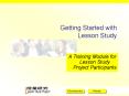 Getting Started with Lesson Study PowerPoint PPT Presentation
