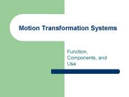 Motion Transformation Systems