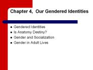 Chapter 4, Our Gendered Identities