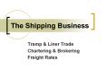 The Shipping Business PowerPoint PPT Presentation