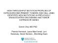 HIGH-THROUGHPUT MUTATION PROFILING OF OSTEOSARCOMA PRIMARY TUMORS AND CELL LINES IDENTIFIES NEW MUTATIONS IN PREVIOUSLY UNASSOCIATED ONCOGENES AND TUMOR SUPRESSOR GENES PowerPoint PPT Presentation